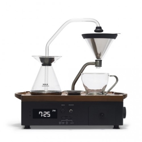 Умный будильник, кофеварка и заварник чая. Barisieur Coffee Alarm Clock